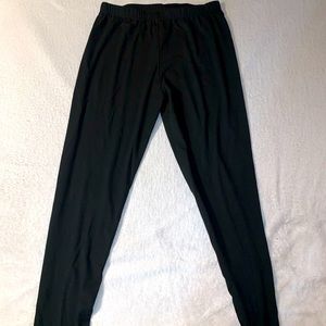 Just leggings, plus size, black